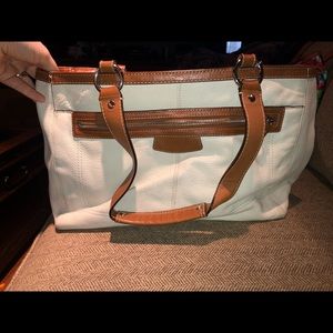 Leather Coach Tote